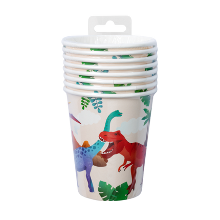 Tazas Dino 9cm 8pcs