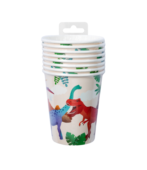 Tazas Dino 9cm 8pcs