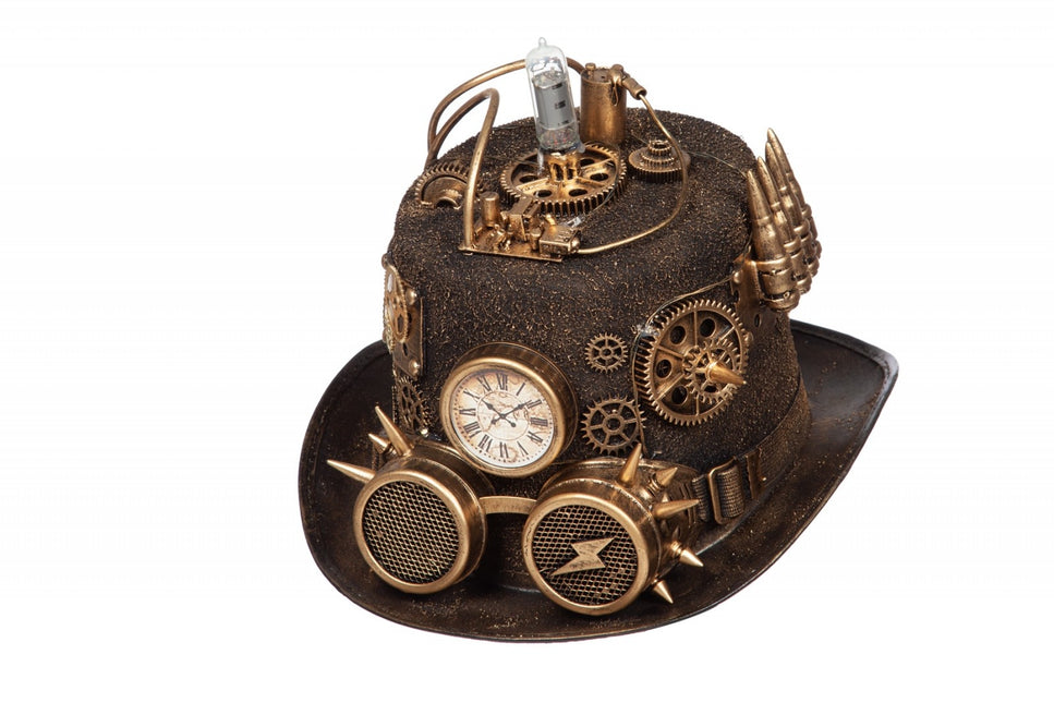 Sombrero Steampunk Con Luz