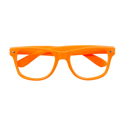 Gafas de fiesta naranja neón