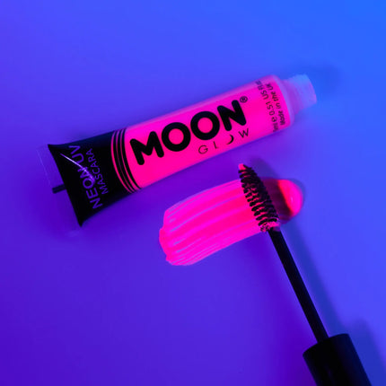 Máscara de pestañas Moon Glow Neon UV Rosa Intenso 15ml