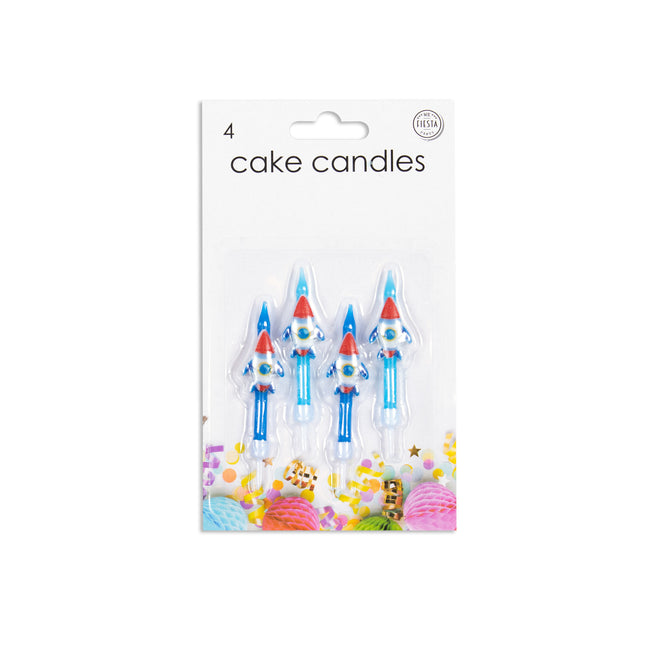 Velas Cohete 5.9cm 4pcs