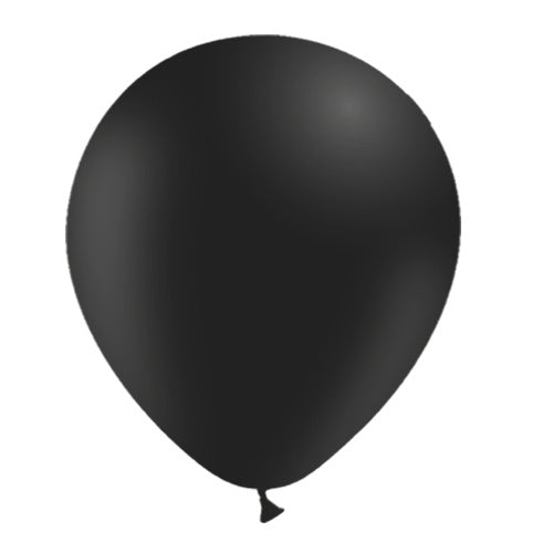 Globos Negros 30cm 50uds