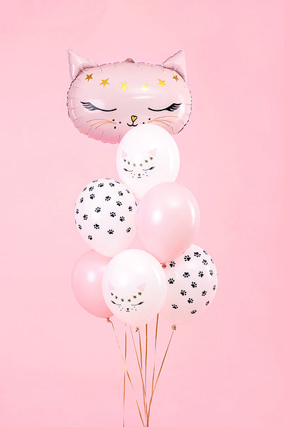 Globos Gato 30cm 6pcs