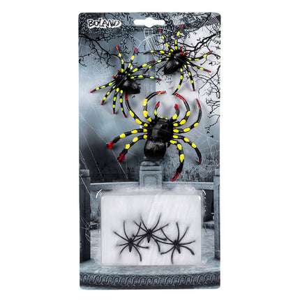 Halloween Spider Wrag Set 7 piezas