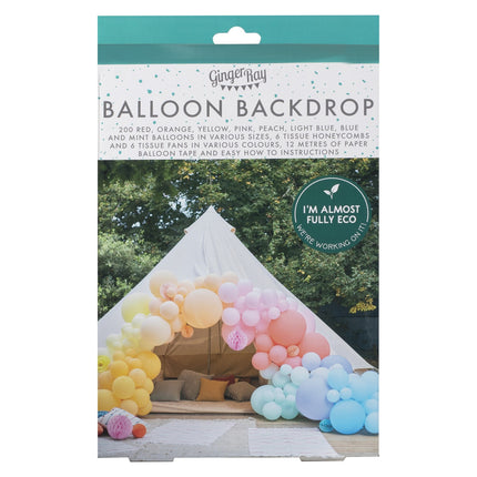 Globos Arco Iris Panales XL DIY Set