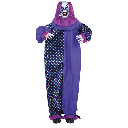 Muñeco Halloween Payaso Con Luz Y Sonido 1,6m