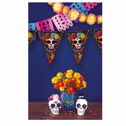 Guirnalda de Halloween Calaveras 3m