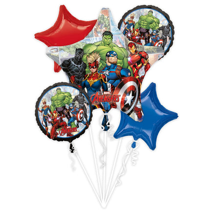 Juego de globos de helio de los Vengadores 5 piezas vacías