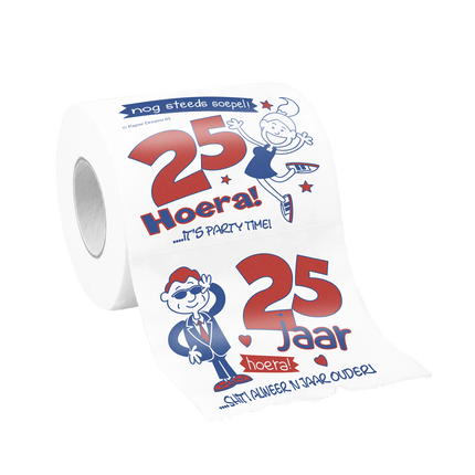 Papel higiénico 25 años