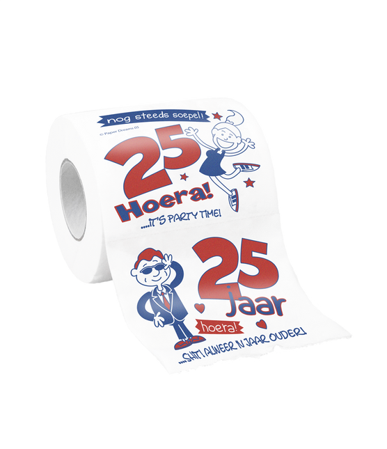 Papel higiénico 25 años