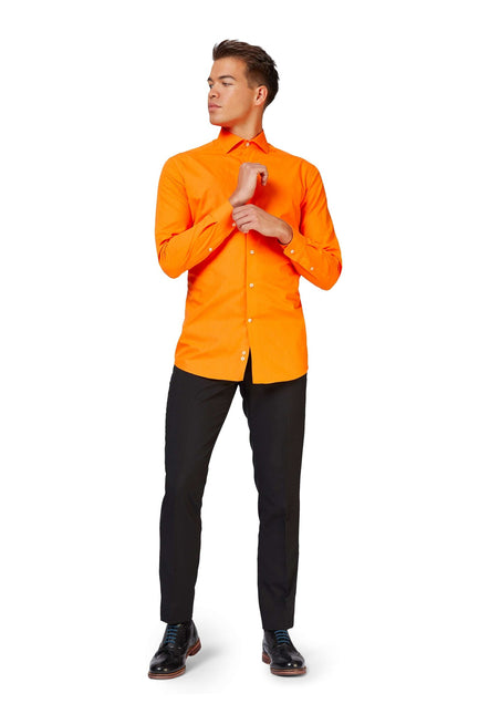 Camisa Naranja Hombre OppoSuits