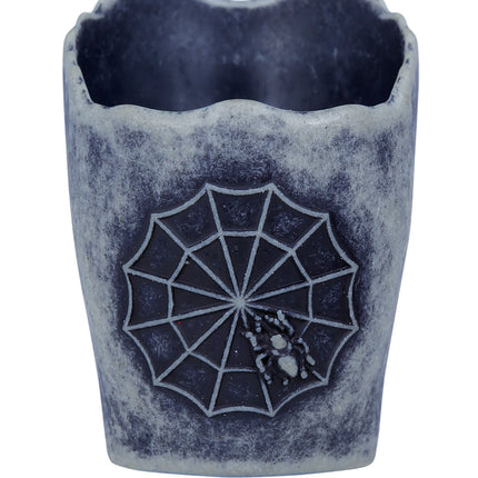 Decoración de Mesa Halloween Calavera Vela 6cm