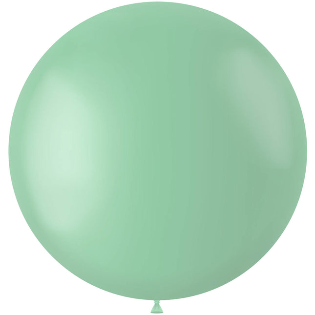 Globo Verde Menta Polvo Pistache 80cm