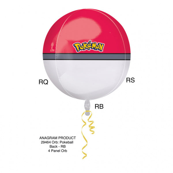 Pokemon Helio Globo Pokeball 40cm vacío