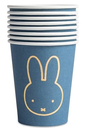 Vasos Miffy Azul 250ml 8uds.