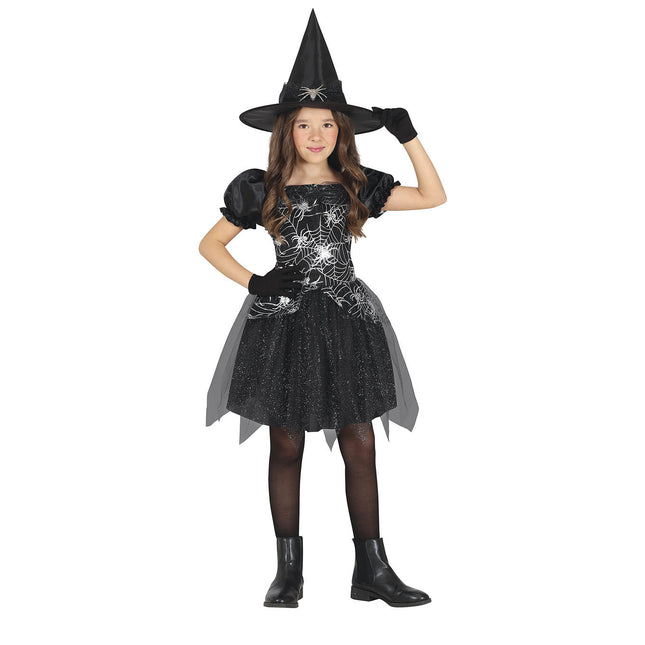 Disfraz Bruja Halloween Niña Plata