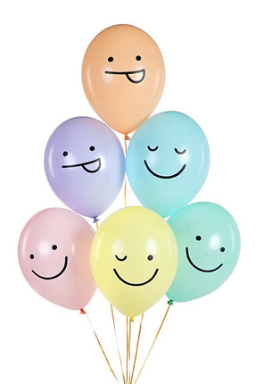 Globos Sonrientes 30cm 6pcs