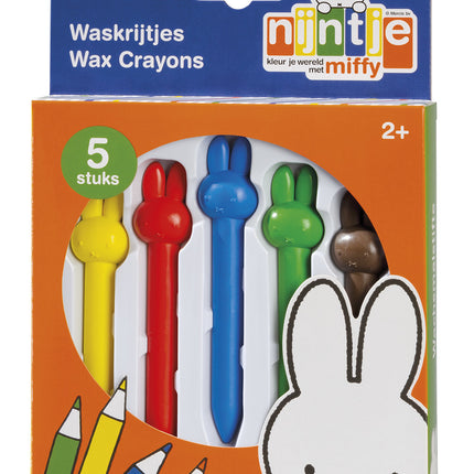 Crayones de cera Miffy 5uds.