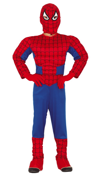 Traje de Superhéroe Araña Musculoso Infantil