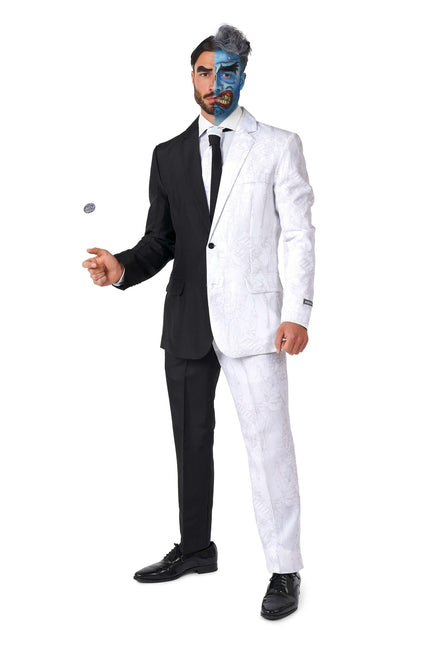 Traje Negro Blanco Dos Caras Hombre Suitmeister