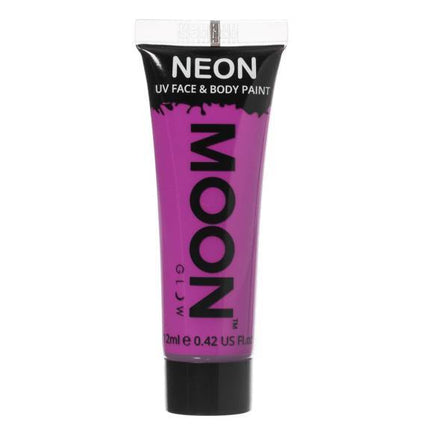 Moon Glow Pintura Facial UV Neón Intenso Morado Intenso