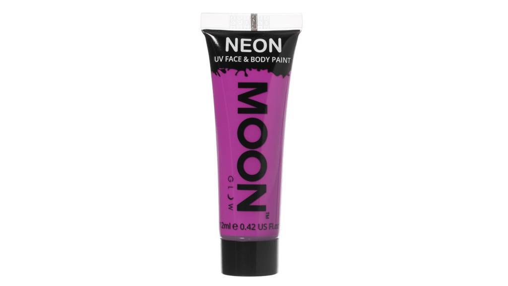 Moon Glow Pintura Facial UV Neón Intenso Morado Intenso