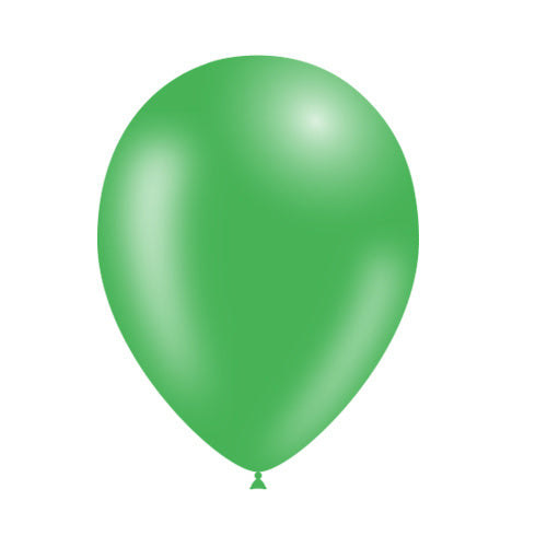 Globos verdes 25cm 50pcs