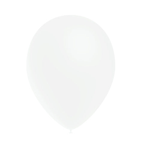 Globos Blancos 25cm 10pcs