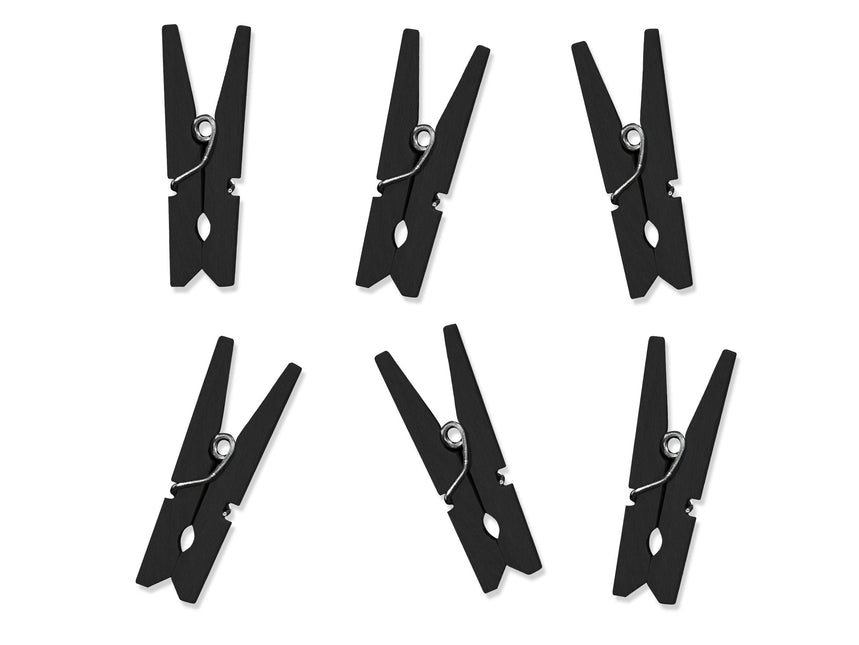 Mini Clavijas Negro 3.5cm 10pcs