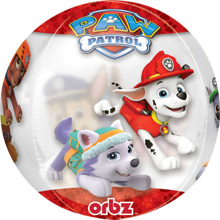 Globo de helio Paw Patrol 40 cm vacío