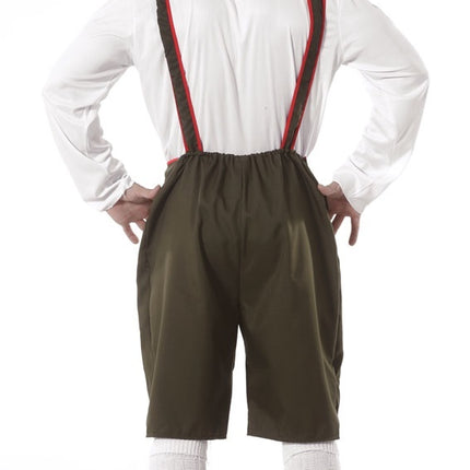 Lederhosen verde oscuro para hombre