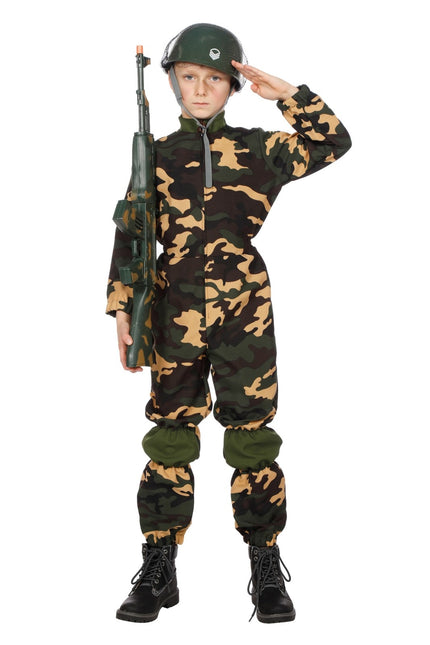 Traje militar niño