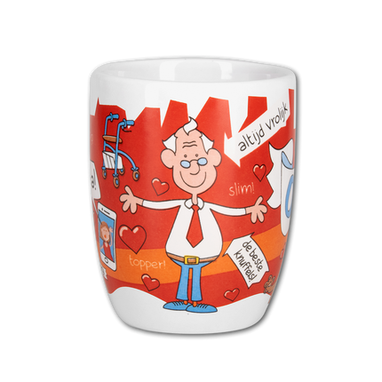 Taza roja Abuelo