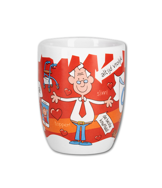 Taza roja Abuelo