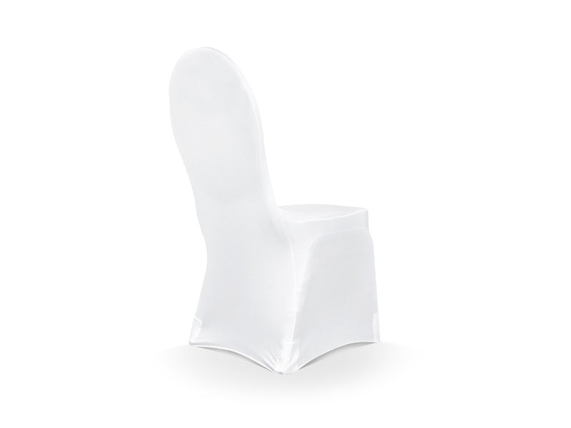 Funda elástica para silla blanca