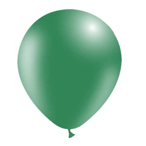 Globos Verde Oscuro 30cm 10pcs