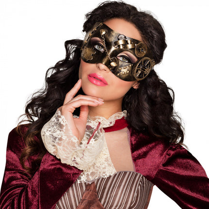 Máscara de ojos steampunk