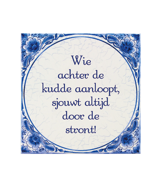 Manada de azulejos azules de Delft 14,5cm