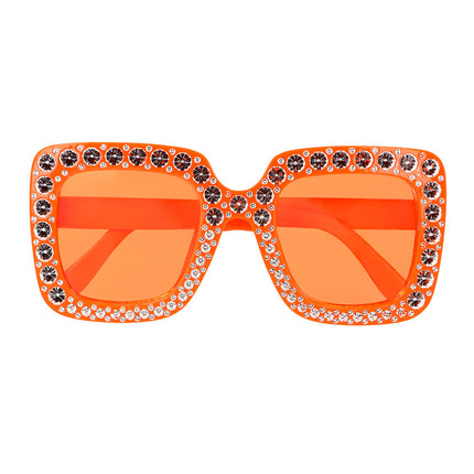 Gafas Naranja Purpurina