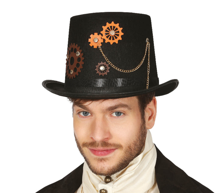 Sombrero alto steampunk