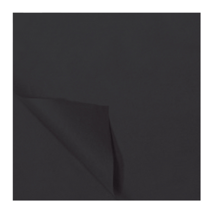 Papel de seda Negro 50x70cm 25uds.