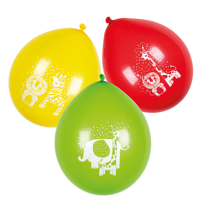 Globos Jungla Safari 25cm 6pcs