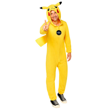 Disfraz Adulto Traje Pokemon Pikachu