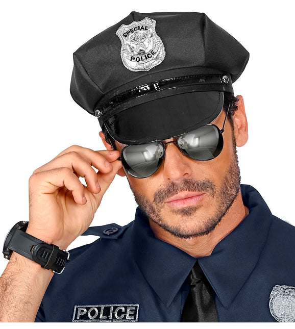 Policía de gafas