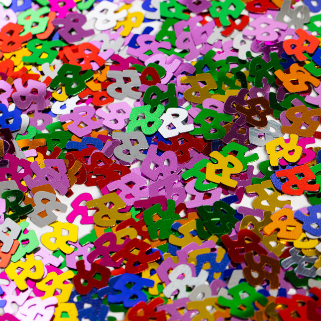 Confeti de mesa 55 Años Color