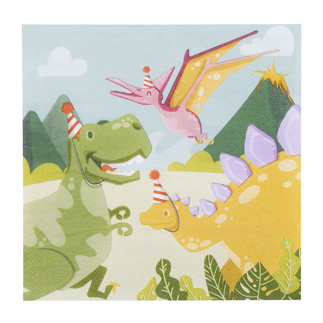 Servilletas Dino Papel 33cm