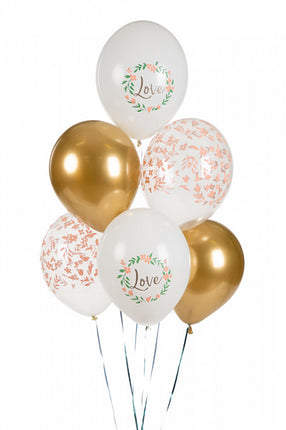 Globos Love Mix 30cm 6pcs