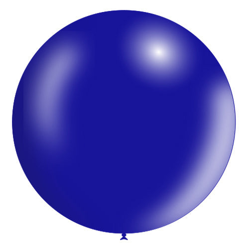 Globo Gigante Azul Oscuro XL Metálico 91cm