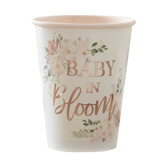 Tazas Baby In Bloom 266ml 8pcs